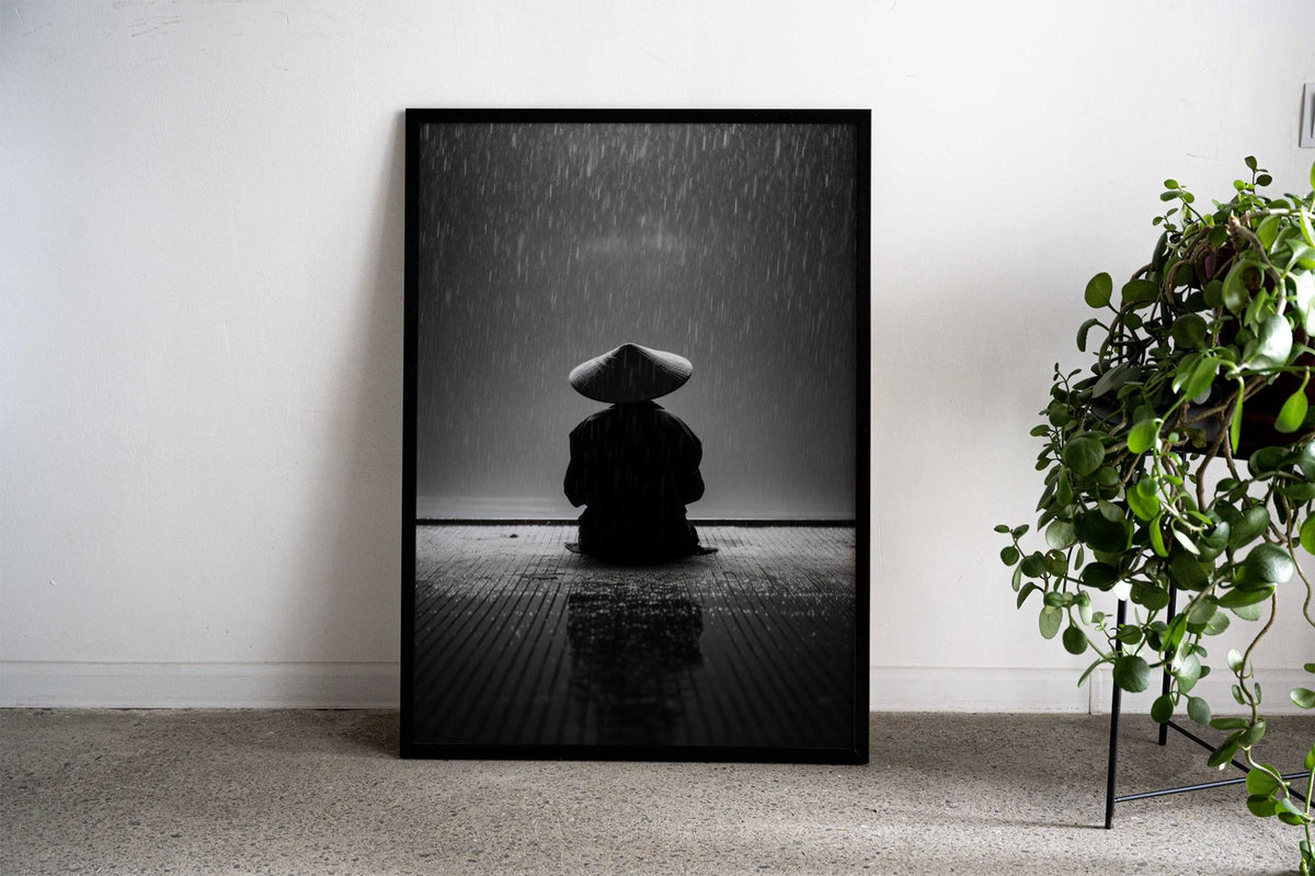 Zen Samurai Warrior Asian Style Poster | Wall  Art for Home & Office | High-Quality Print - High-Quality Visual Display