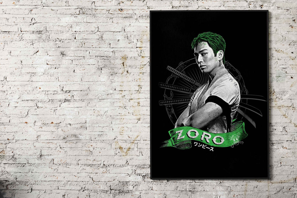 Zoro Asian Style Poster | Wall Art for Home & O ffice | High-Quality Print - High-Quality Visual Display