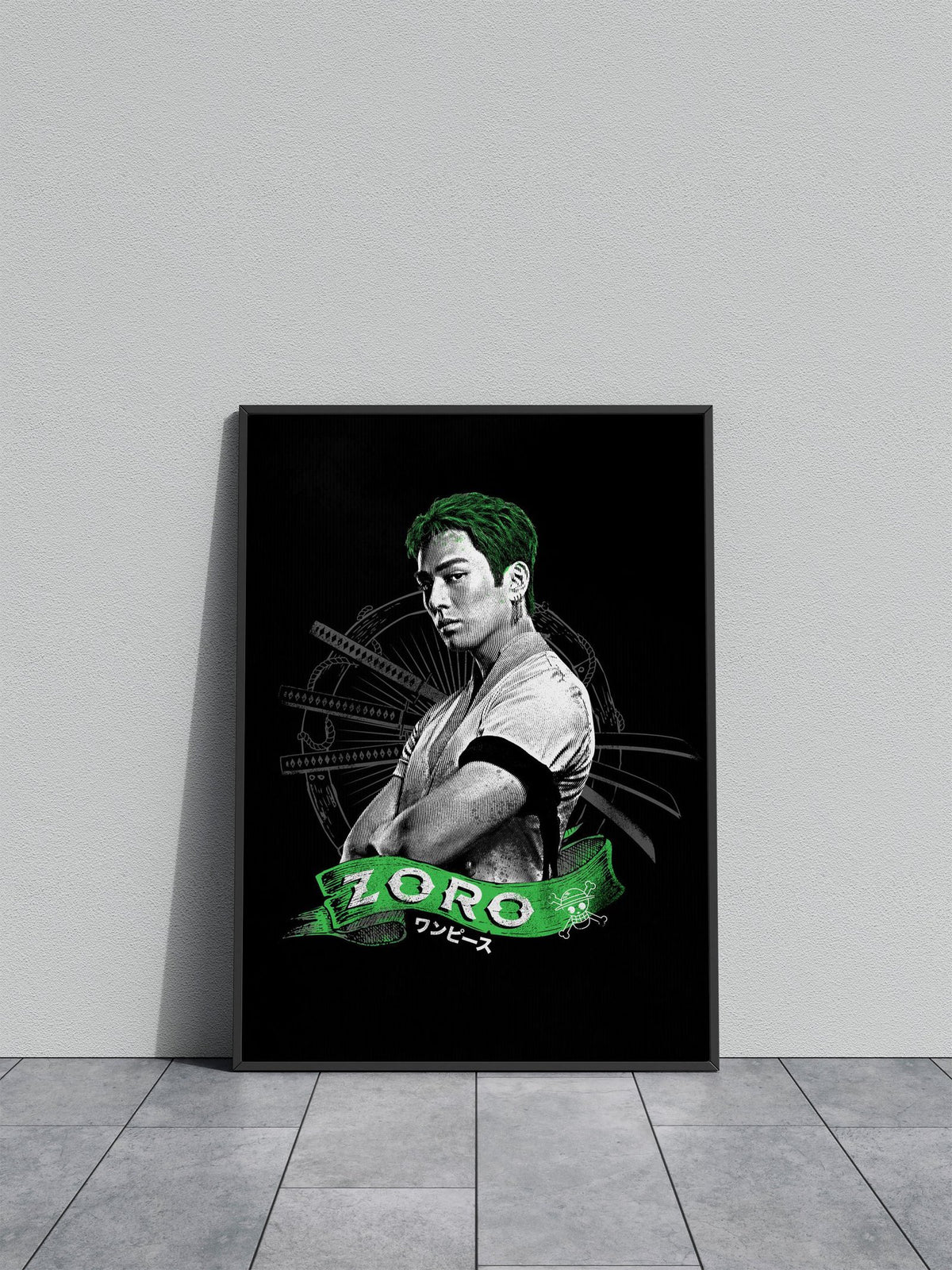 Zoro Asian Style Poster | Wall Art for Home & O ffice | High-Quality Print - High-Quality Visual Display