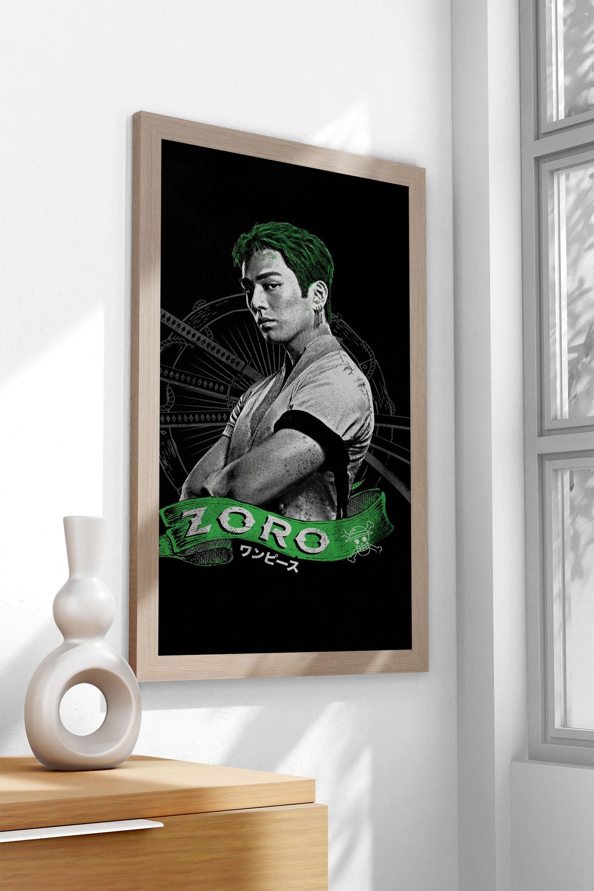 Zoro Asian Style Poster | Wall Art for Home & O ffice | High-Quality Print - High-Quality Visual Display