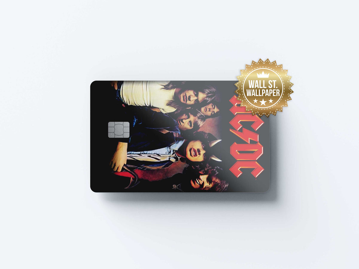 AC-DC - Premium Vinyl Credit Card Skin Cover by Wonderwallsboutique