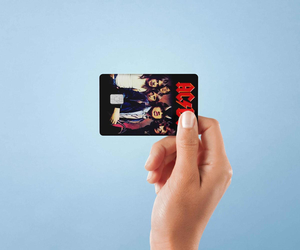 AC-DC - Premium Vinyl Credit Card Skin Cover by Wonderwallsboutique