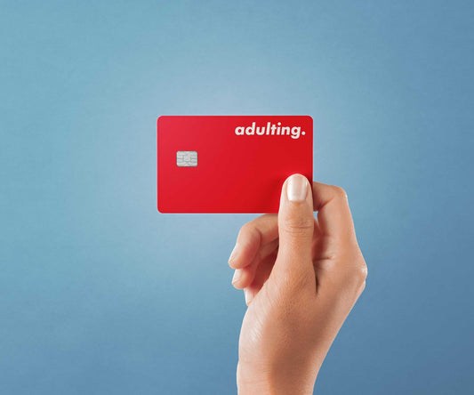 Adulting Design | Credit Card Sticker | Small Chip | Credit Card Skin
