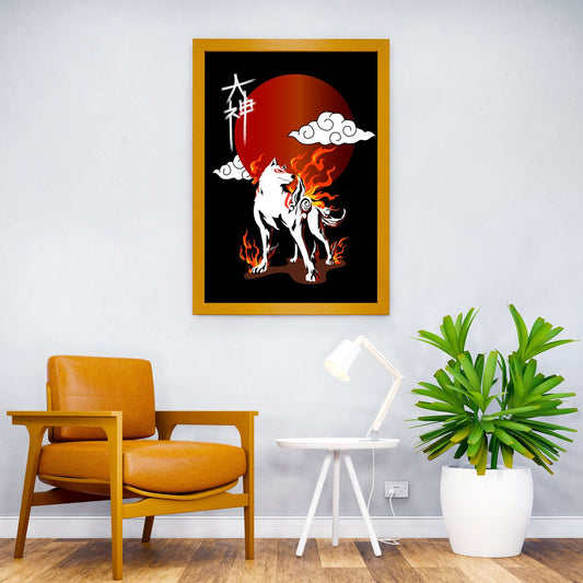 amaterasu okami Asian Style Poster | Wall Art for Home & Office | High-Quality Print