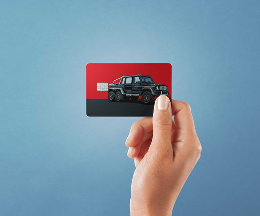 AMG G63 Design | Credit Card Sticker | Small Chip | Credit Card Skin