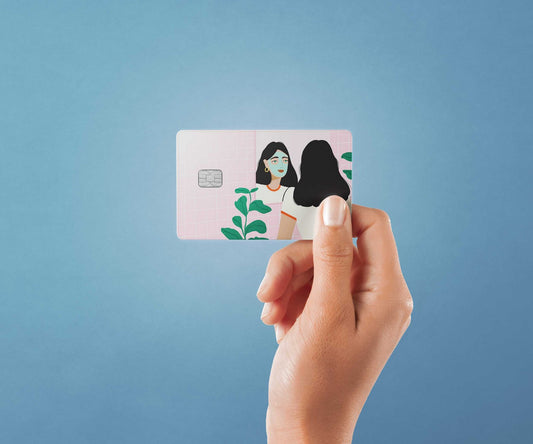 Anti Social Design | Credit Card Sticker | Small Chip | Credit Card Skin