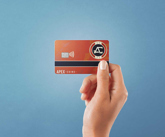 Apex Coins Design | Credit Card Sticker | Small Chip | Credit Card Skin