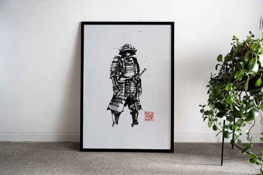 armor Asian Style Poster | Wall Art for Home & Office | High-Quality Print