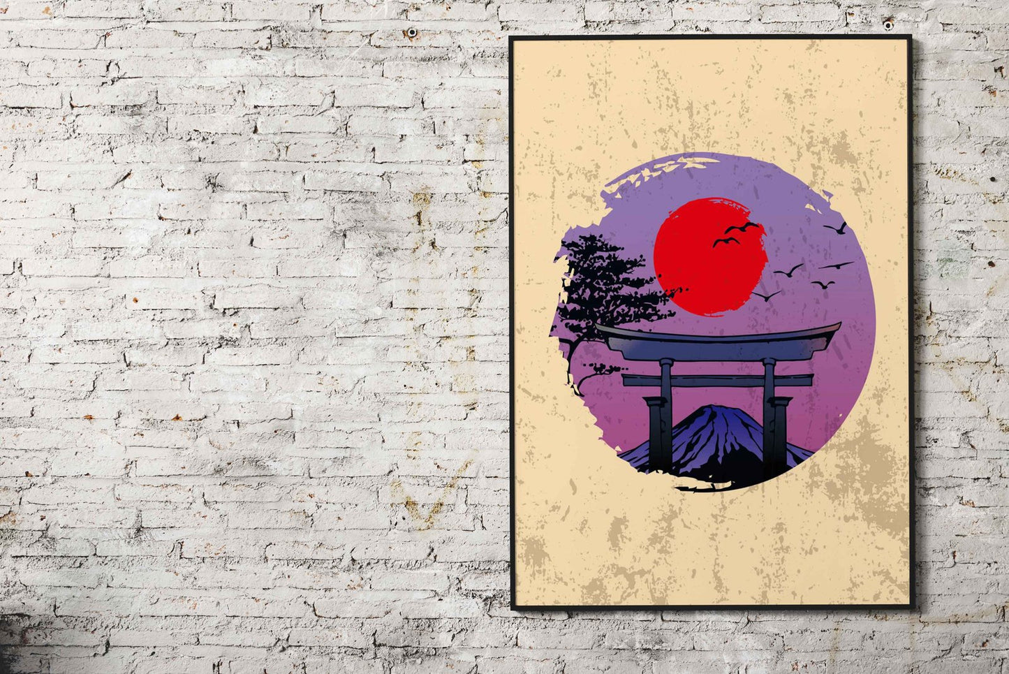 art circle Asian Style Poster | Wall Art for Home & Office | High-Quality Print