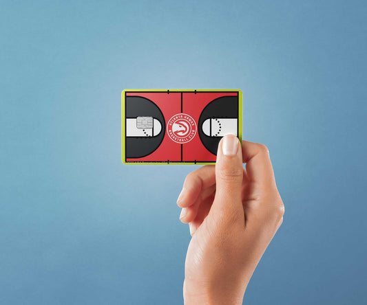 Atlanta Hawks Courtside Design | Credit Card Sticker | Small Chip | Credit Card Skin