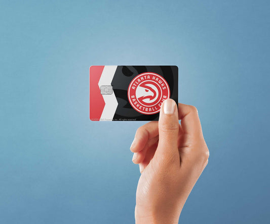 Atlanta Hawks Crossover Design | Credit Card Sticker | Small Chip | Credit Card Skin