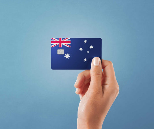 Australia Design | Credit Card Sticker | Small Chip | Credit Card Skin