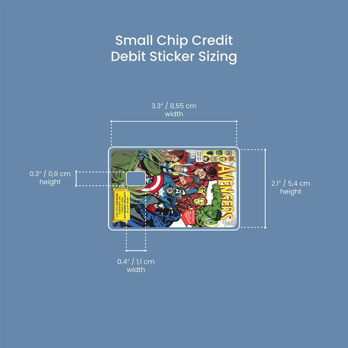Avengers - Premium Vinyl Credit Card Skin Cover by Wonderwallsboutique