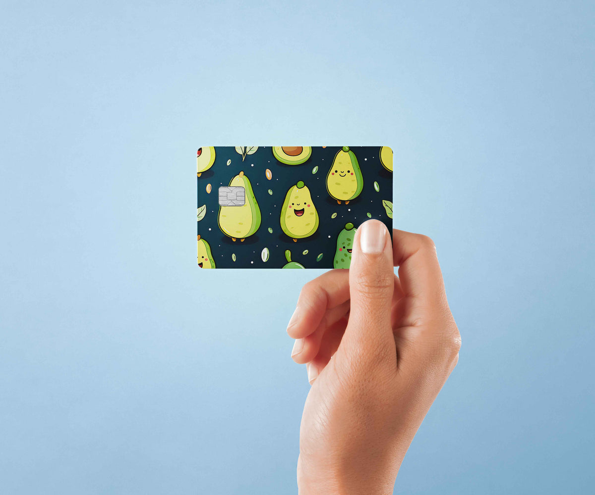 Avocado - Premium Vinyl Credit Card Skin Cover by Wonderwallsboutique