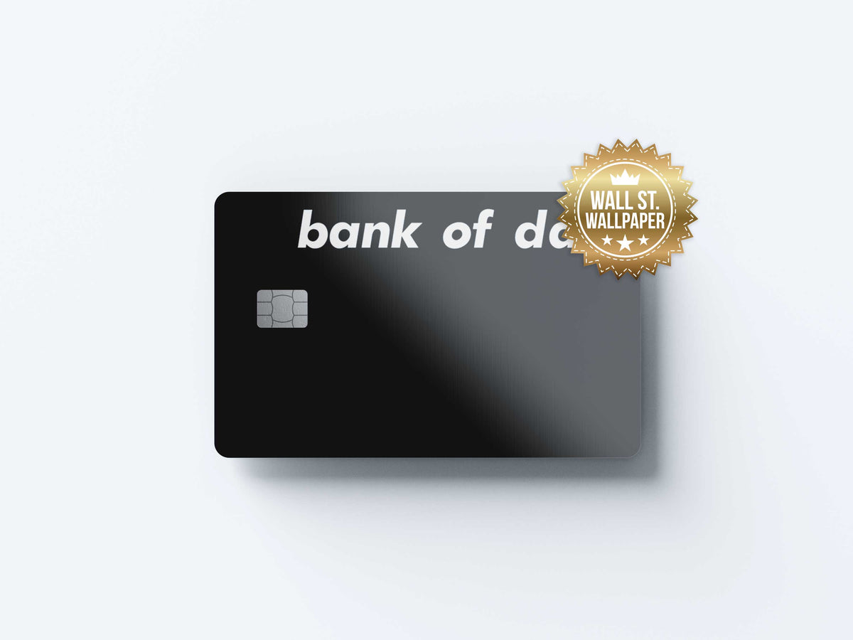 Bank Of Dad - Premium Vinyl Credit Card Skin Cover by Wonderwallsboutique