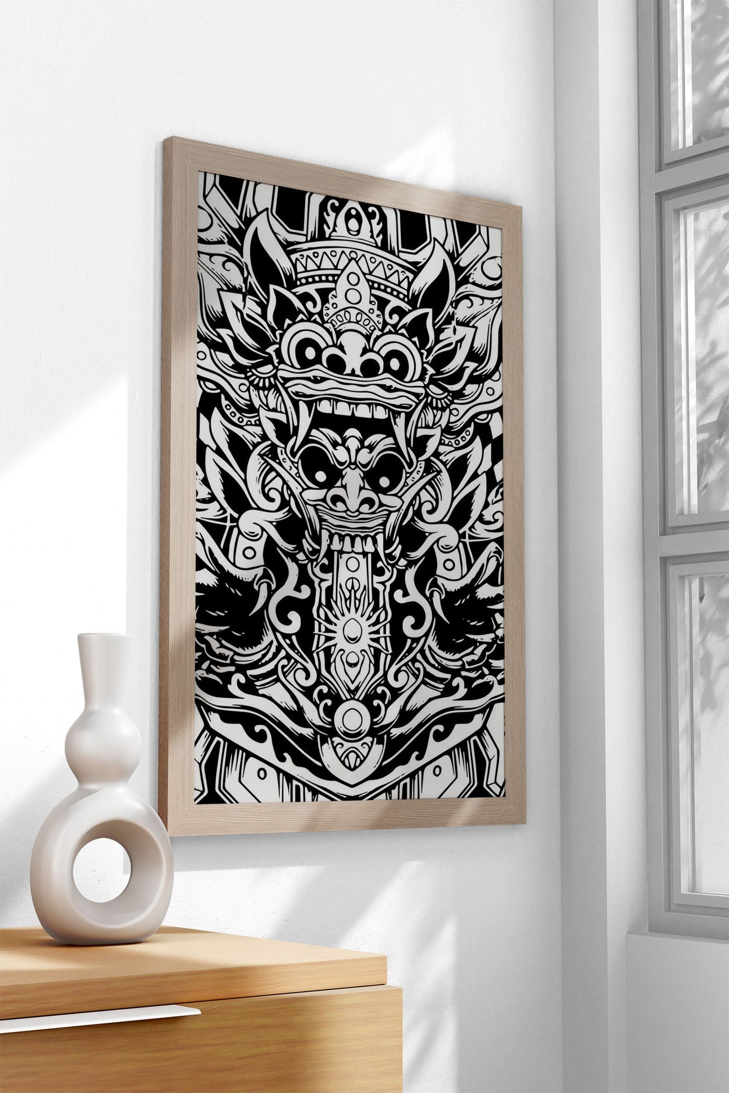 barong bali indonesia Asian Style Poster | Wall Art for Home & Office | High-Quality Print