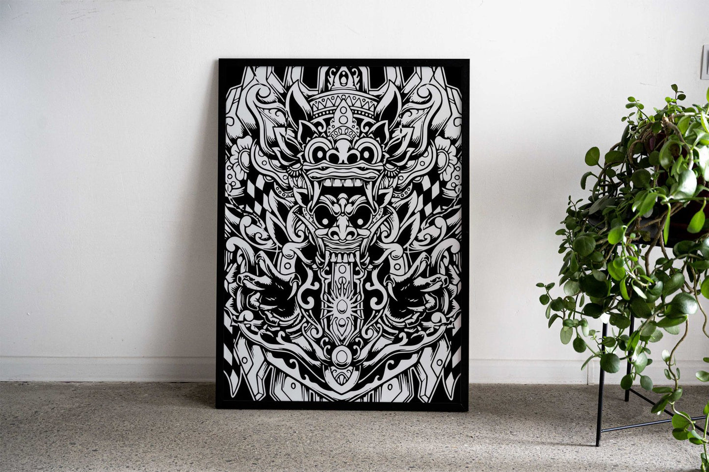 barong bali indonesia Asian Style Poster | Wall Art for Home & Office | High-Quality Print