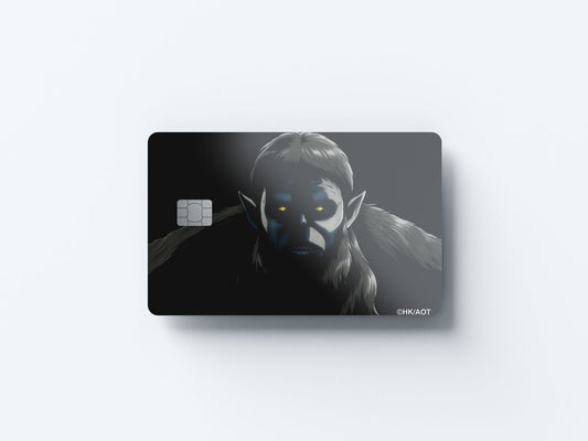 Beast Titan Design | Credit Card Sticker | Small Chip | Credit Card Skin