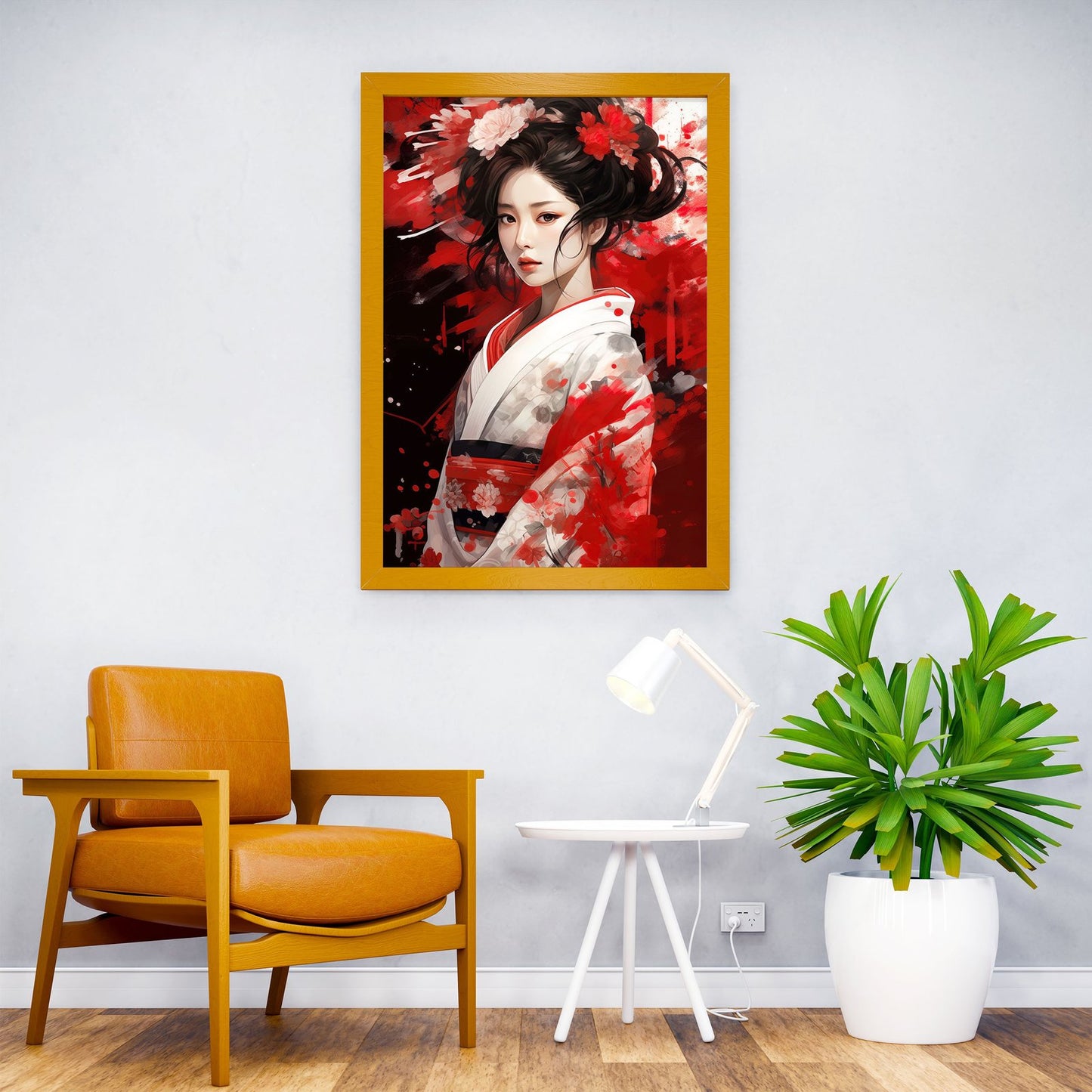 beautiful japanese geisha Asian Style Poster | Wall Art for Home & Office | High-Quality Print