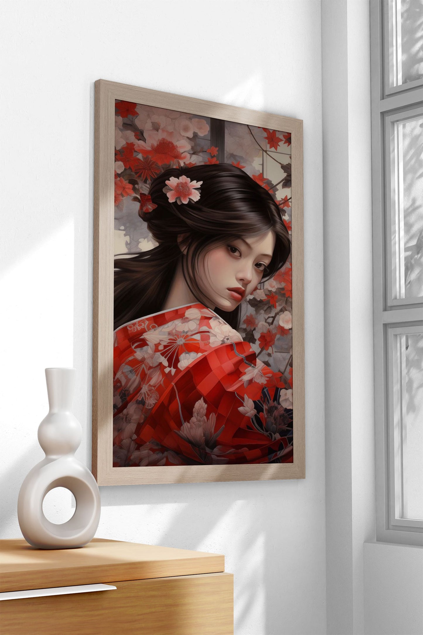 beautiful japanese woman Asian Style Poster | Wall Art for Home & Office | High-Quality Print
