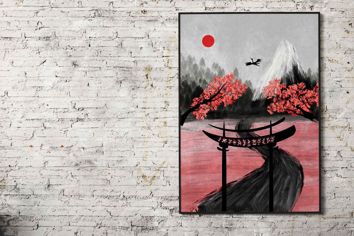 beautiful view Asian Style Poster | Wall Art for Home & Office | High-Quality Print