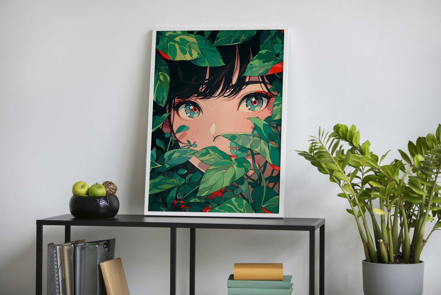 behind the leaves Asian Style Poster | Wall Art for Home & Office | High-Quality Print