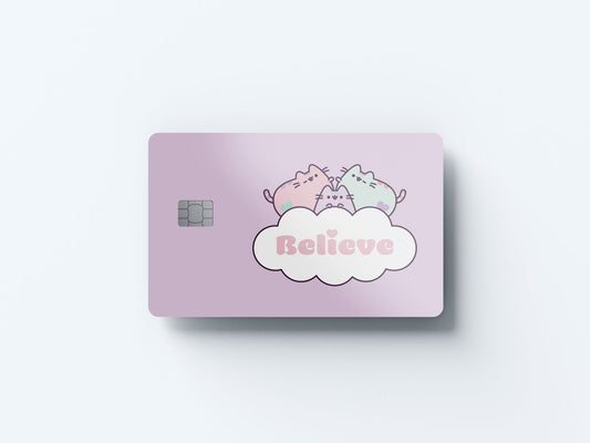 Believe Design | Credit Card Sticker | Small Chip | Credit Card Skin