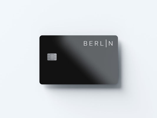 Berlin Design | Credit Card Sticker | Small Chip | Credit Card Skin