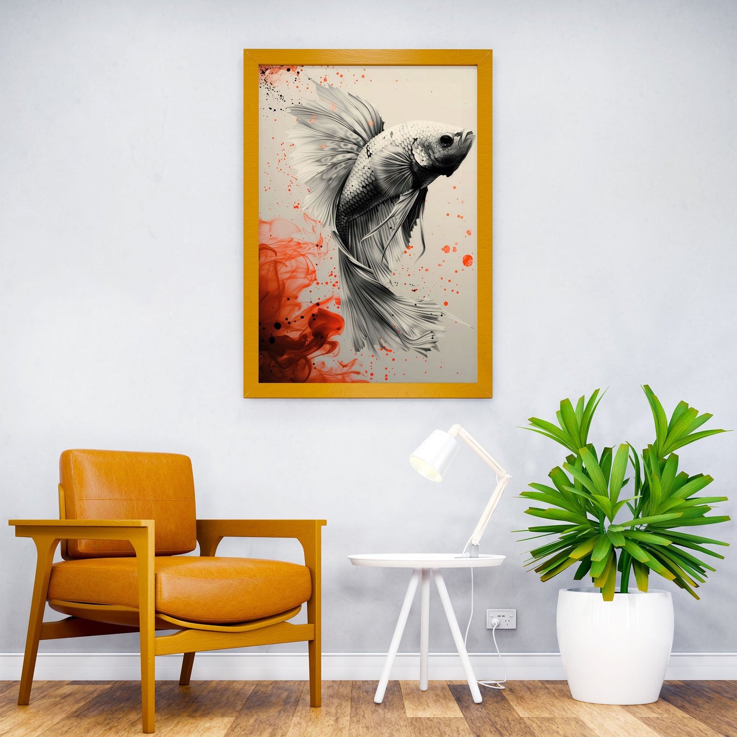 betta fish poster Asian Style Poster | Wall Art for Home & Office | High-Quality Print