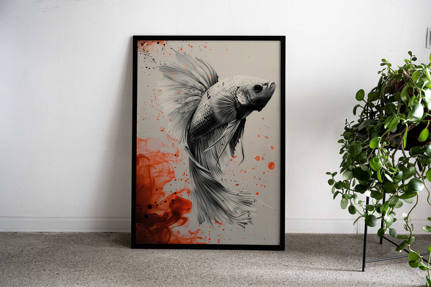 betta fish poster Asian Style Poster | Wall Art for Home & Office | High-Quality Print