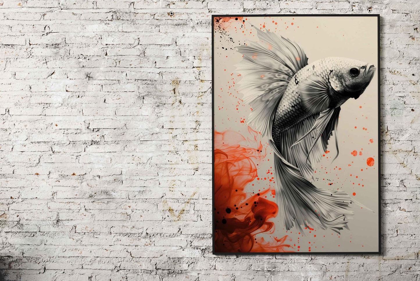 betta fish poster Asian Style Poster | Wall Art for Home & Office | High-Quality Print