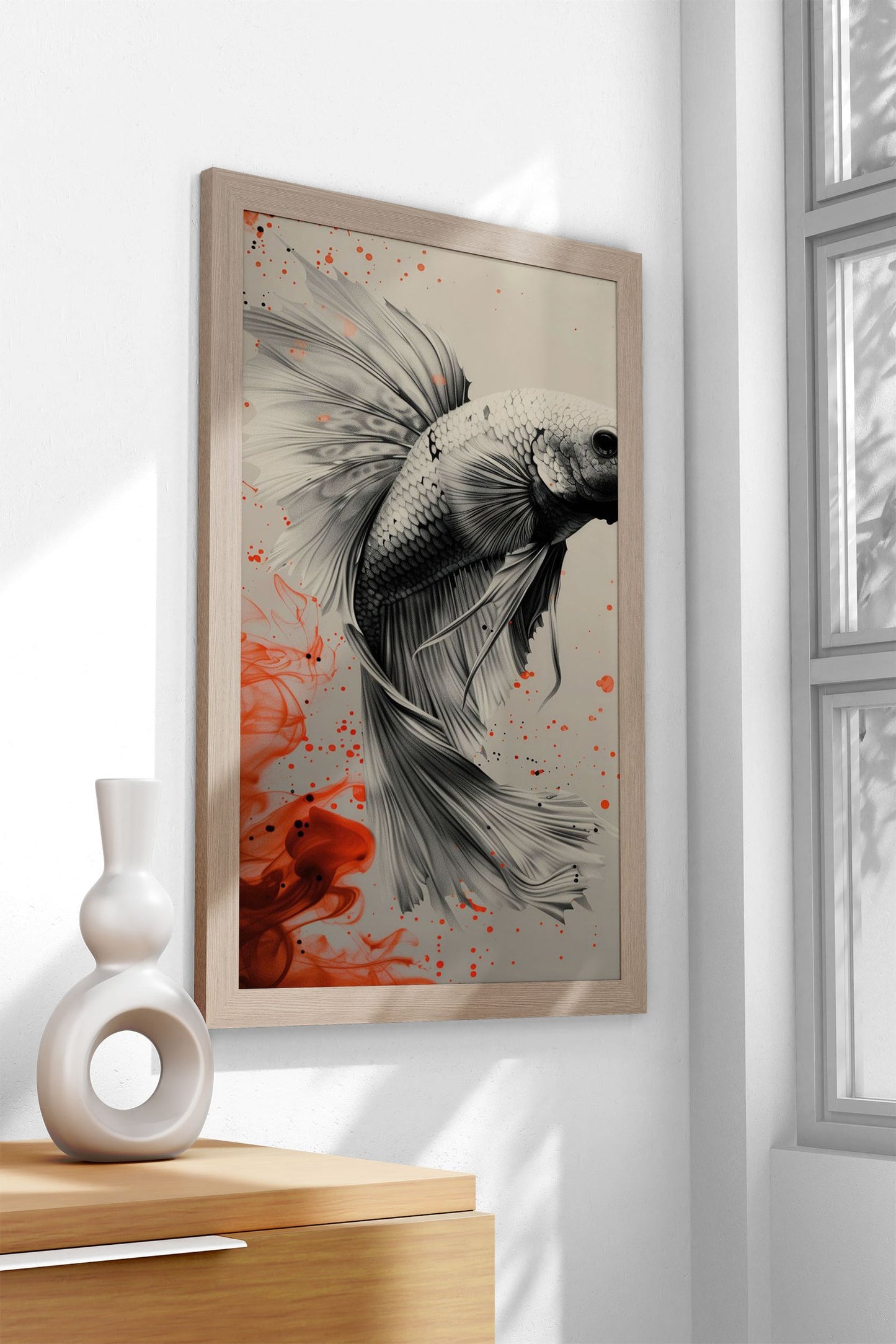 betta fish poster Asian Style Poster | Wall Art for Home & Office | High-Quality Print