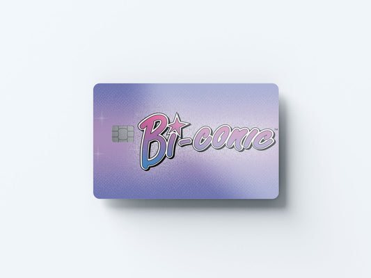 Biconic Design | Credit Card Sticker | Small Chip | Credit Card Skin