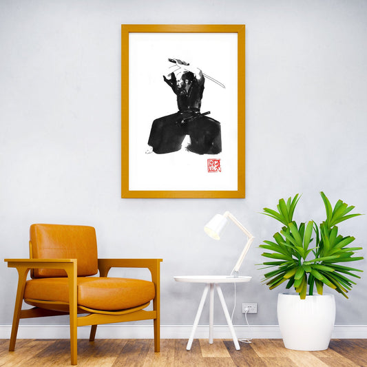 big samurai Asian Style Poster | Wall Art for Home & Office | High-Quality Print