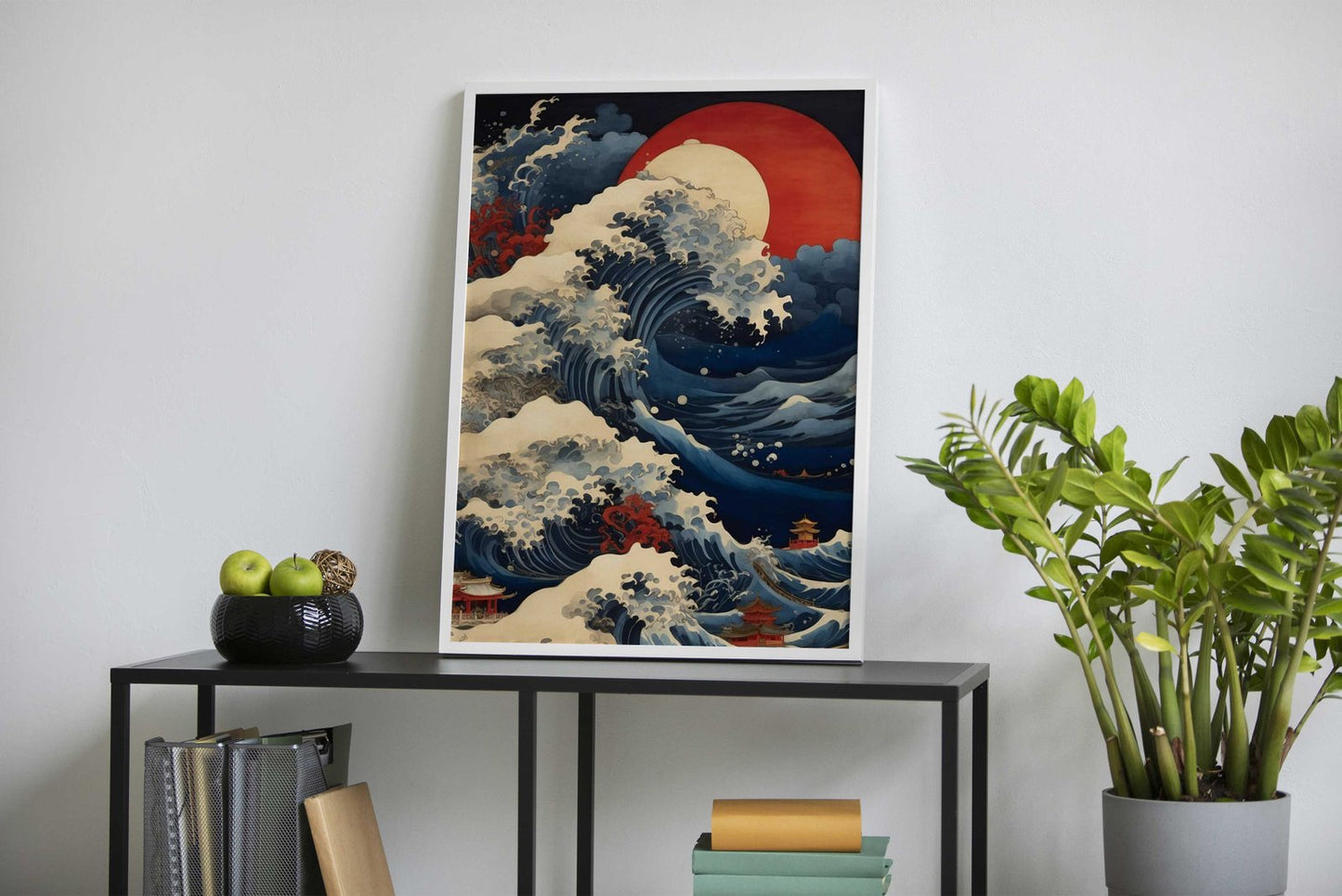 big wave anime Asian Style Poster | Wall Art for Home & Office | High-Quality Print