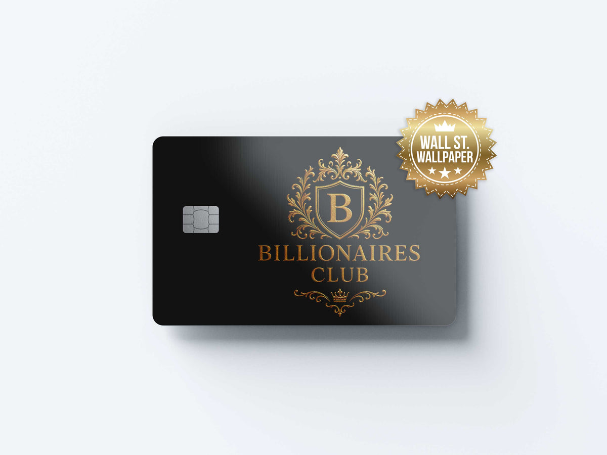 Billionaires - Premium Vinyl Credit Card Skin Cover by Wonderwallsboutique