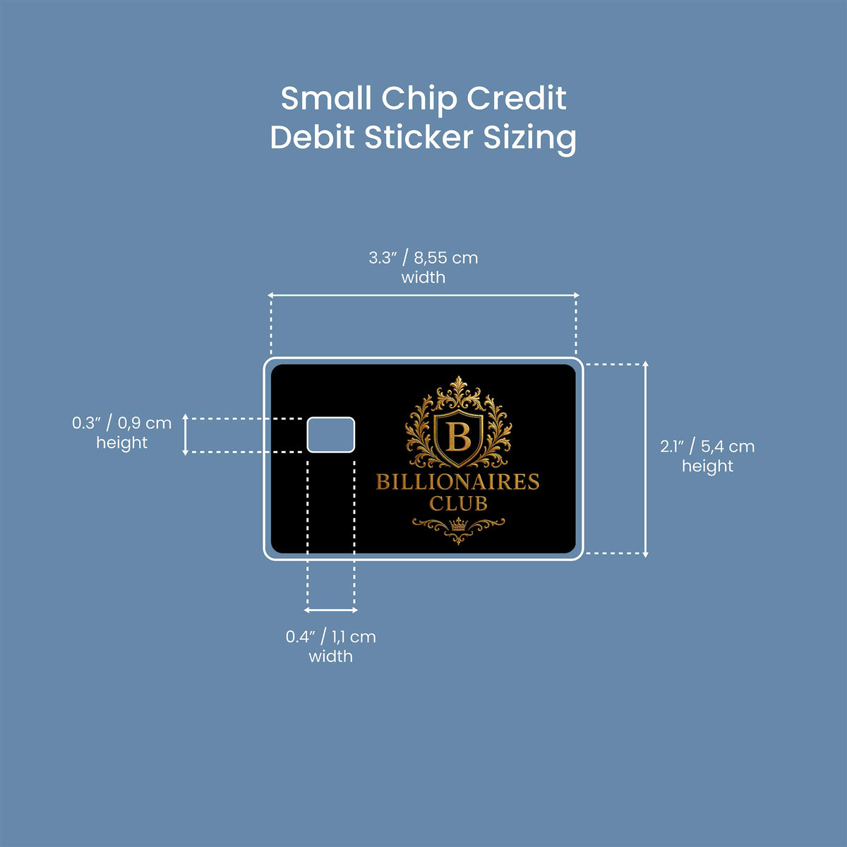 Billionaires - Premium Vinyl Credit Card Skin Cover by Wonderwallsboutique