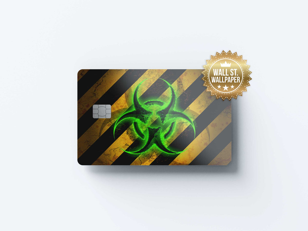 Biohazard - Premium Vinyl Credit Card Skin Cover by Wonderwallsboutique