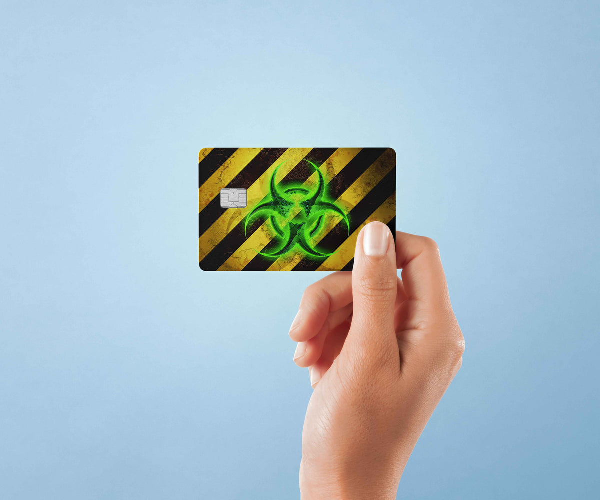 Biohazard - Premium Vinyl Credit Card Skin Cover by Wonderwallsboutique