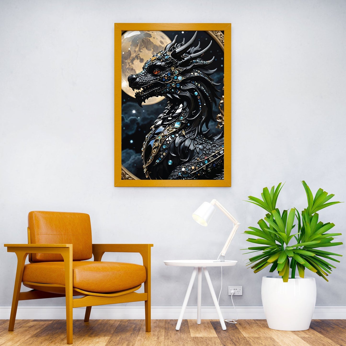 Black Red Samurai Asian Asian Style Poster | Wall Art for Home & Office | High-Quality Print