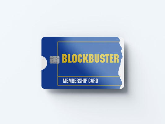Watercolor blockbuster design | credit card sticker | small chip | credit card skin for nursery and home wall decor.