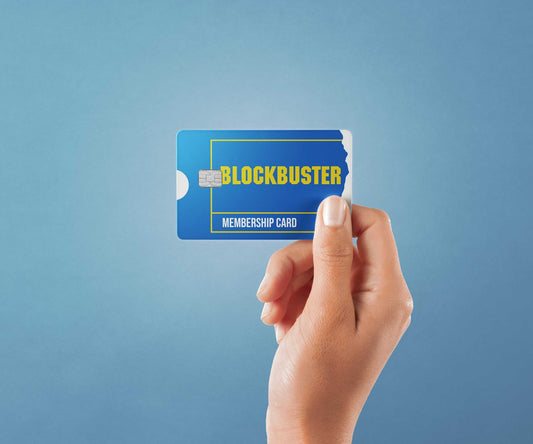 Watercolor blockbuster design | credit card sticker | small chip | credit card skin for nursery and home wall decor.