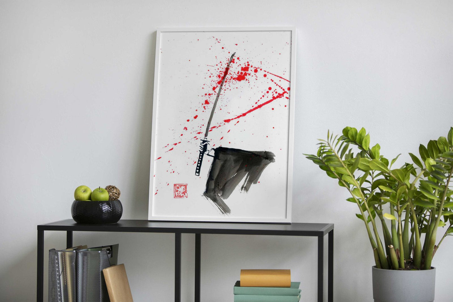 bloody katana Asian Style Poster | Wall Art for Home & Office | High-Quality Print
