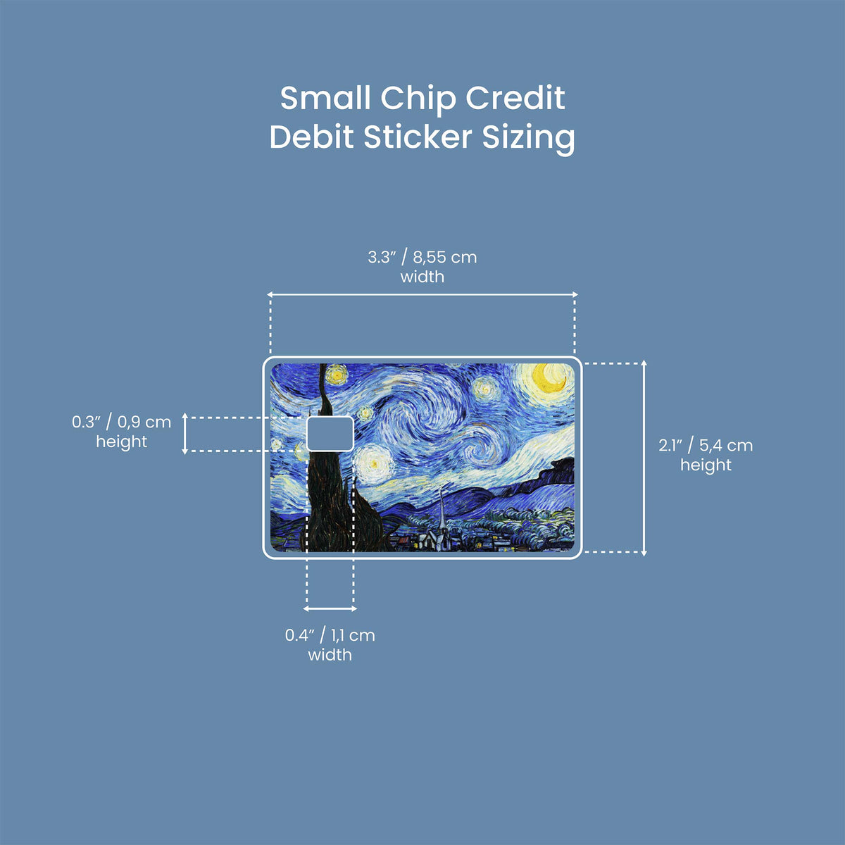 Blurry Night - Premium Vinyl Credit Card Skin Cover by Wonderwallsboutique