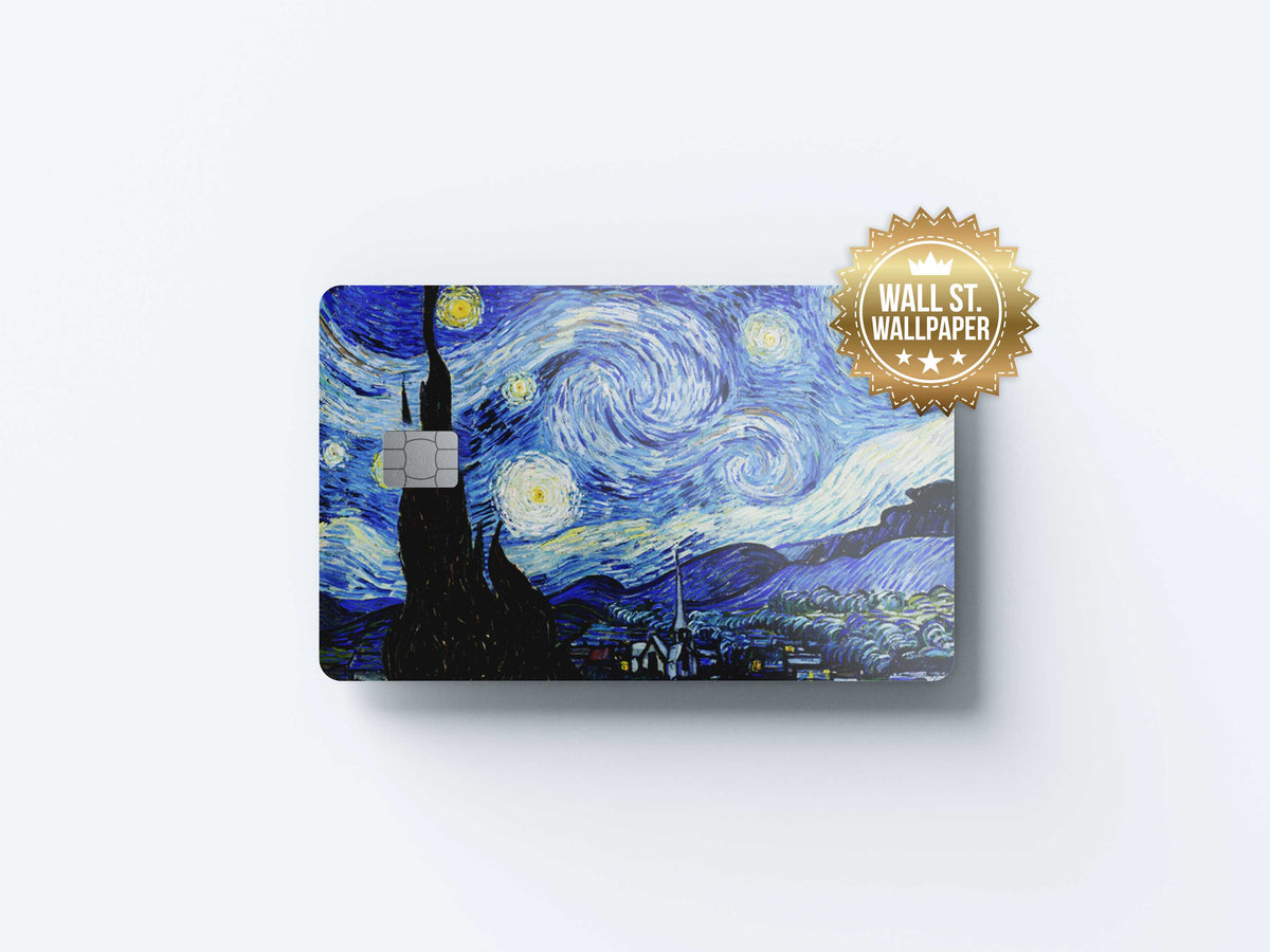 Blurry Night - Premium Vinyl Credit Card Skin Cover by Wonderwallsboutique