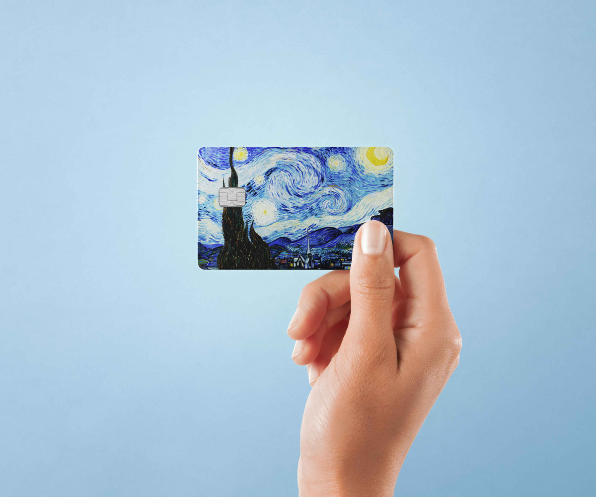 Blurry Night - Premium Vinyl Credit Card Skin Cover by Wonderwallsboutique