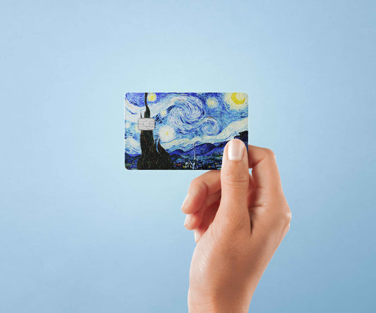 Blurry Night - Premium Vinyl Credit Card Skin Cover by Wonderwallsboutique