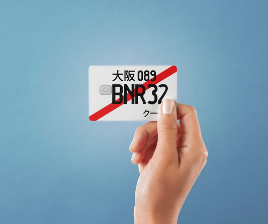 BNR32 Design | Credit Card Sticker | Small Chip | Credit Card Skin