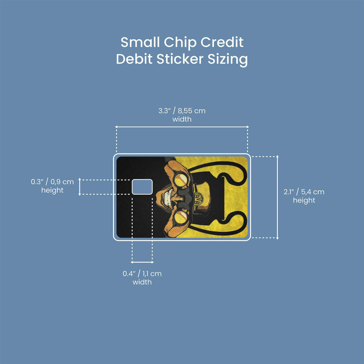 Borussia Dortmund - Premium Vinyl Credit Card Skin Cover by Wonderwallsboutique