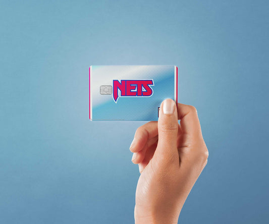 Brooklyn Nets Home Hardwood Classics Design | Credit Card Sticker | Small Chip | Credit Card Skin